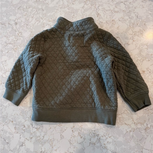 Old Navy18-24mos Green Quilted Green Pullover - Picture 5 of 6